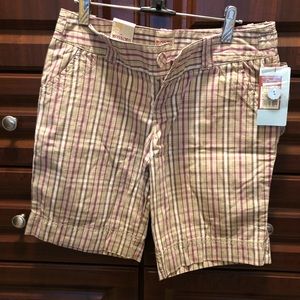 Plaid Mossimo Bermuda shorts